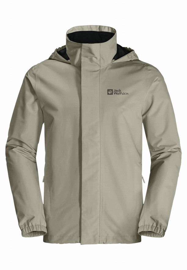 Grey Men Jack Wolfskin Stormy Point 2l Rain Jackets | 60712275