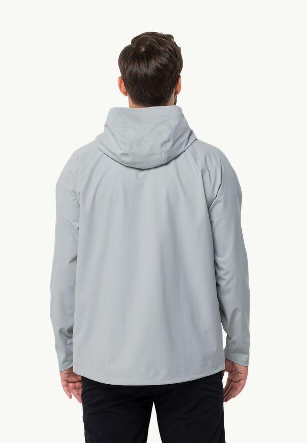 Grey Men Jack Wolfskin Tapeless 2.0 Rain Jackets | 80345256