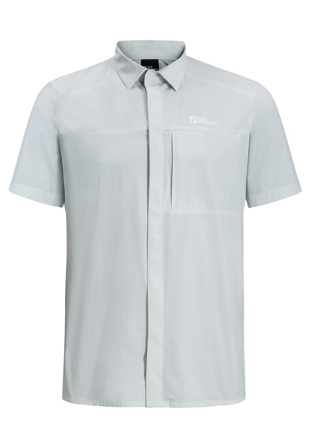 Grey Men Jack Wolfskin Vandra S/s Shirts | 66536300