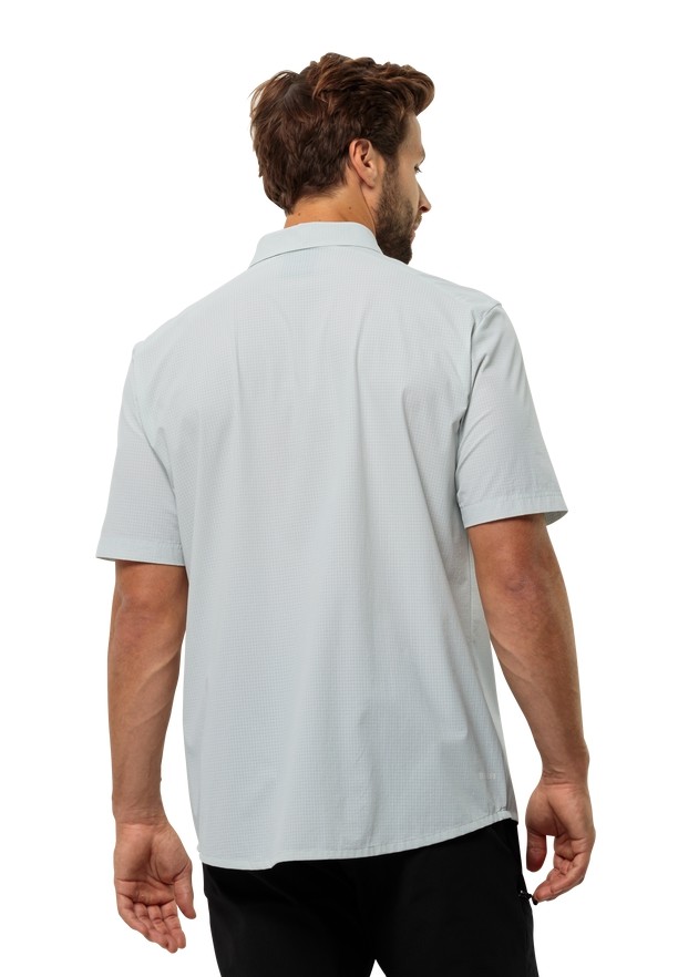 Grey Men Jack Wolfskin Vandra S/s Shirts | 66536300