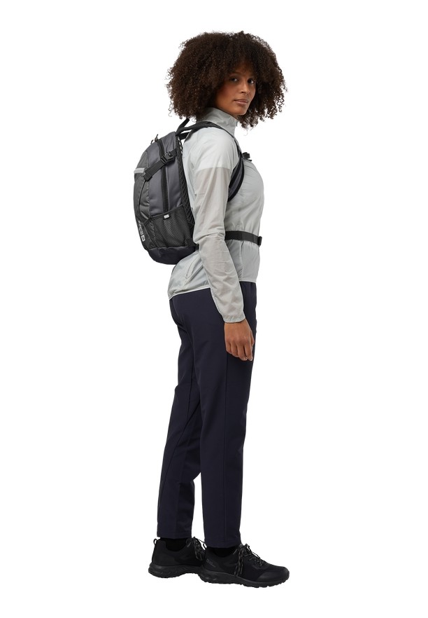 Grey Men Jack Wolfskin Velocity 12 Bike Backpack | 40522141