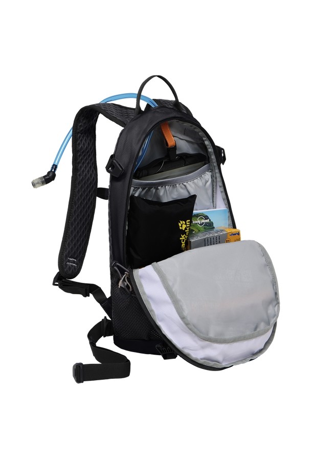 Grey Men Jack Wolfskin Velocity 12 Bike Backpack | 40522141