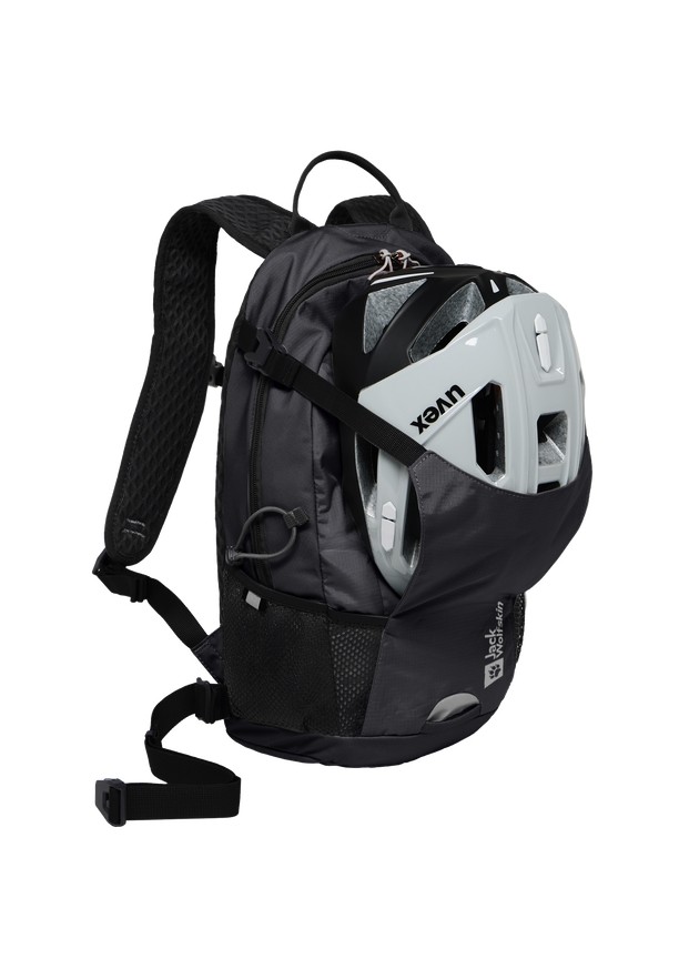 Grey Men Jack Wolfskin Velocity 12 Bike Backpack | 40522141