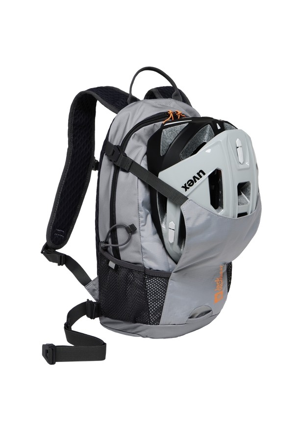 Grey Men Jack Wolfskin Velocity 12 Bike Backpack | 78315959