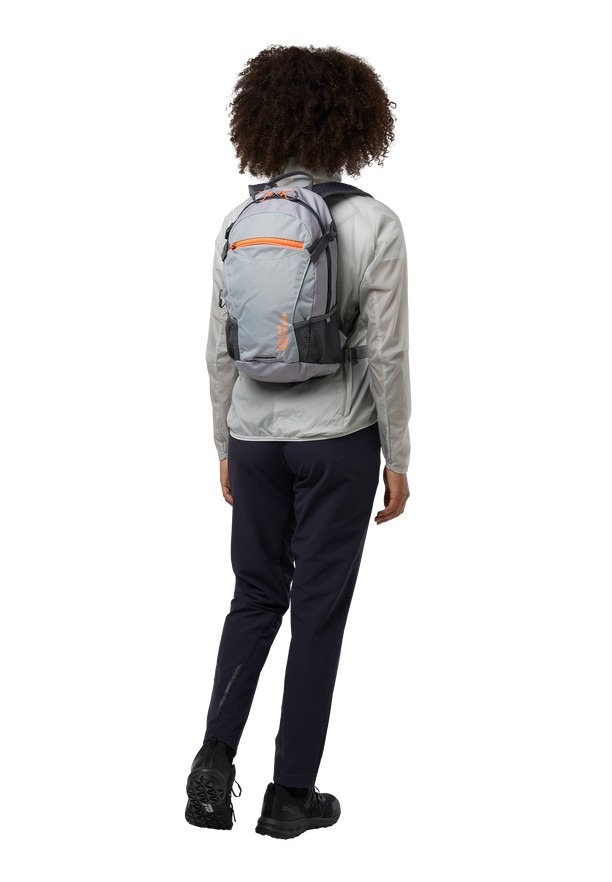 Grey Men Jack Wolfskin Velocity 12 Bike Backpack | 78315959