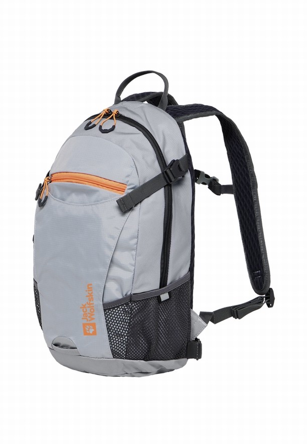 Grey Men Jack Wolfskin Velocity 12 Bike Backpack | 78315959