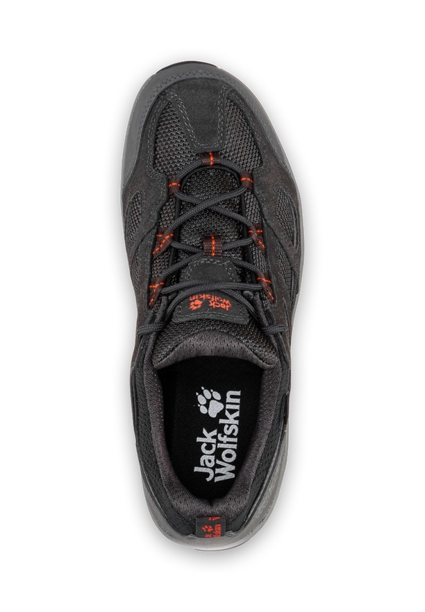 Grey Men Jack Wolfskin Vojo 3 Texapore Low Hiking Shoes | 67092646