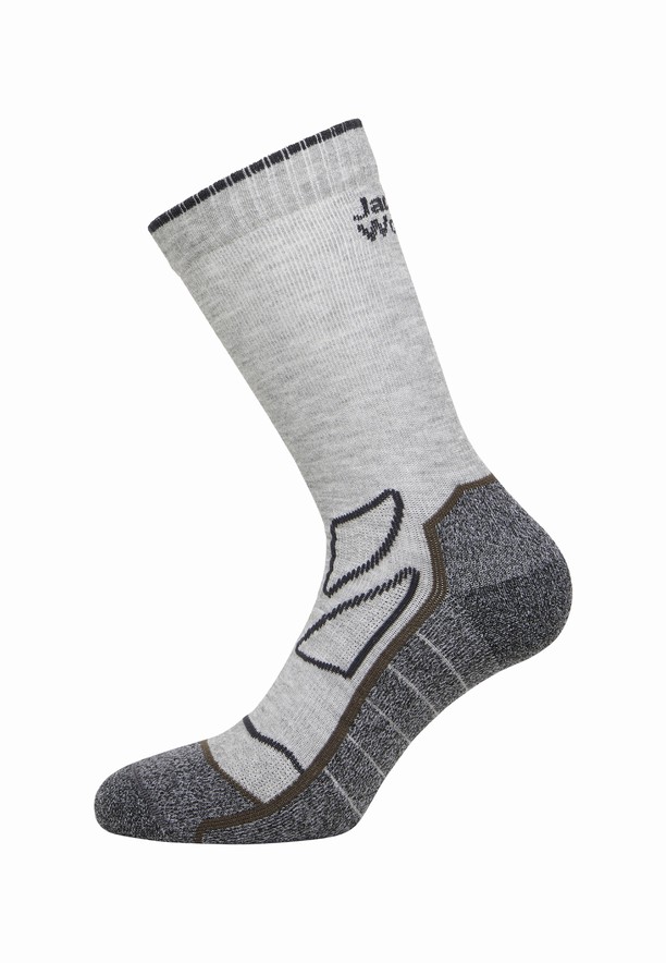 Grey Men Jack Wolfskin Vojo Cl C Socks | 13780556