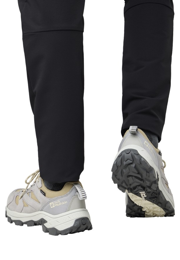 Grey Men Jack Wolfskin Vojo Tour Texapore Low Hiking Shoes | 86477770