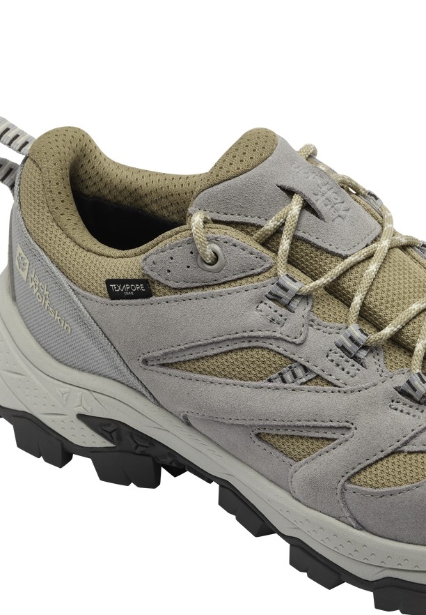 Grey Men Jack Wolfskin Vojo Tour Texapore Low Hiking Shoes | 86477770