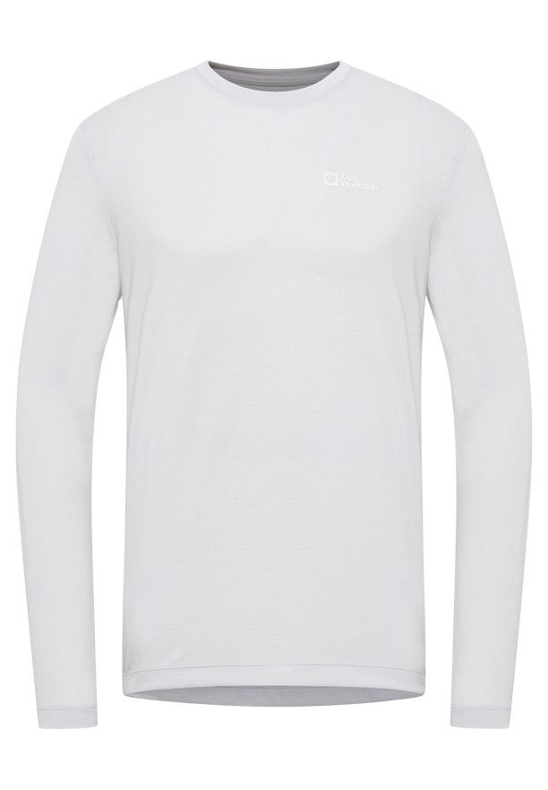 Grey Men Jack Wolfskin Vonnan Ls T Shirts | 17359709