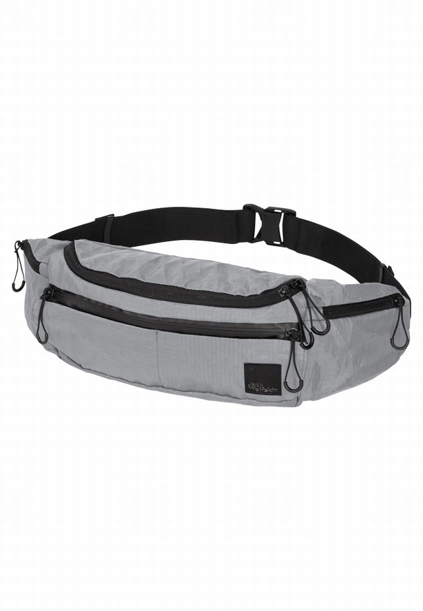 Grey Men Jack Wolfskin Wandermood Crossbody Bum Bag | 59723517