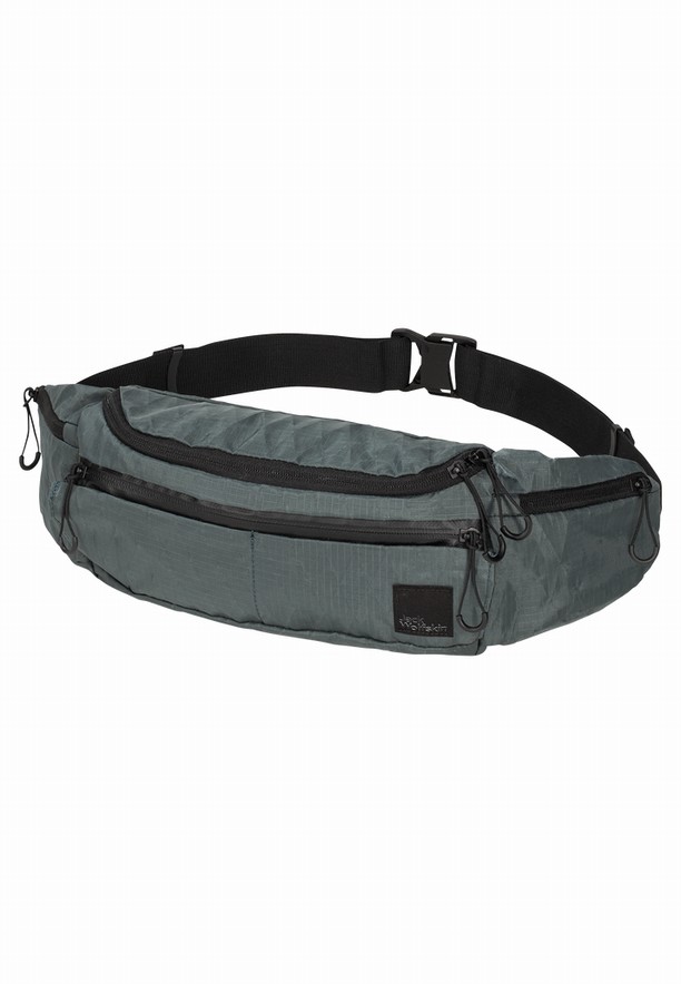 Grey Men Jack Wolfskin Wandermood Crossbody Bum Bag | 42950140