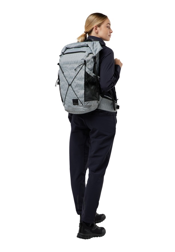 Grey Men Jack Wolfskin Wandermood Rolltop 30 Hiking Backpack | 25152774