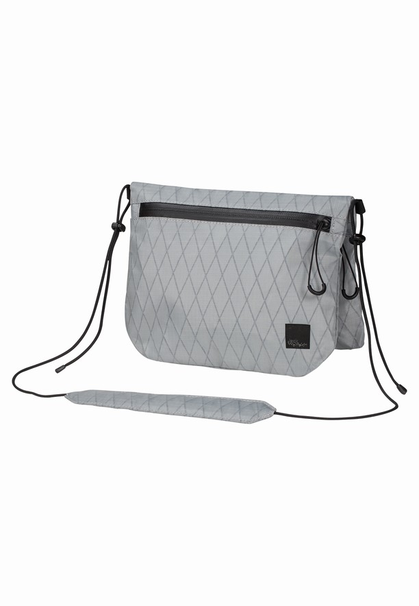 Grey Men Jack Wolfskin Wandermood Shoulder Bags | 96574427