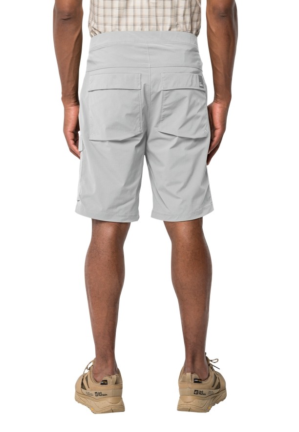 Grey Men Jack Wolfskin Wanderthirst Shorts | 77672613