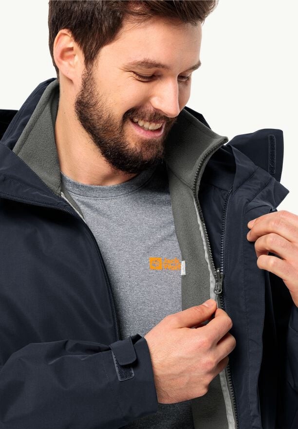 Grey Men Jack Wolfskin Winterstein Fz Fleece Jackets | 78919082