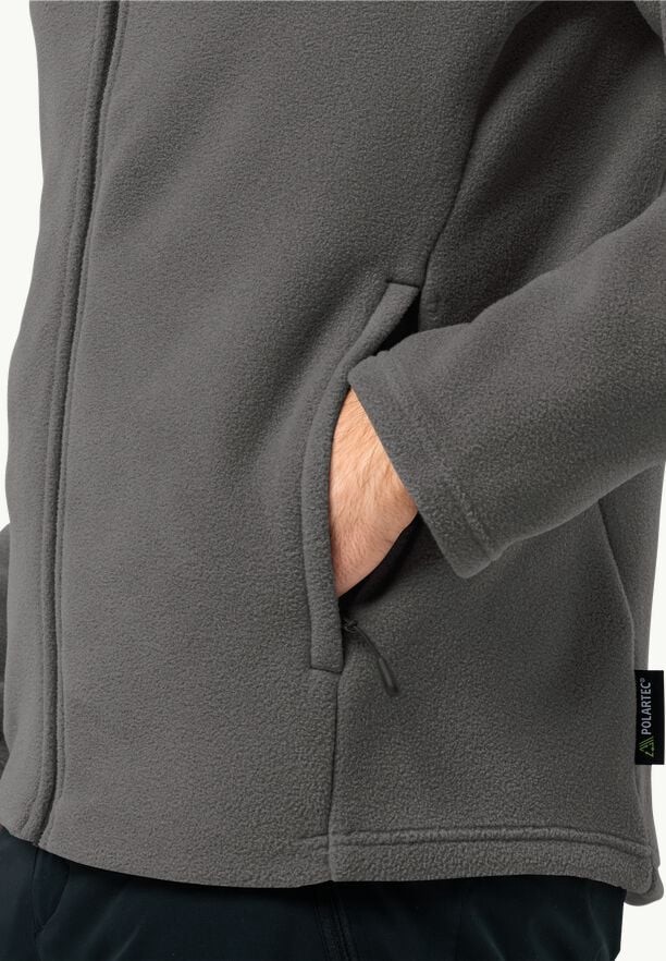 Grey Men Jack Wolfskin Winterstein Fz Fleece Jackets | 78919082