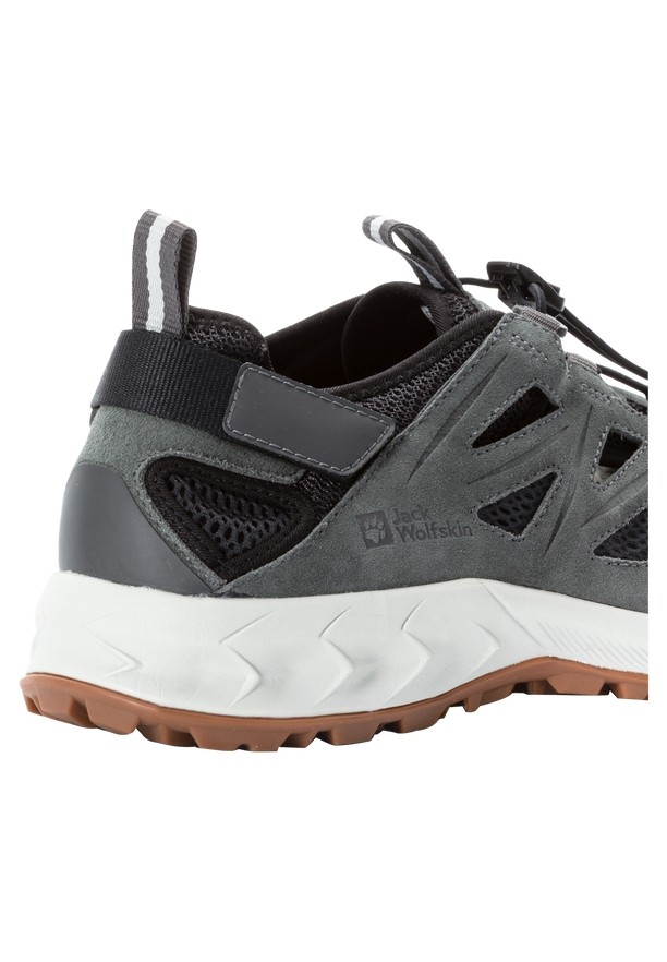 Grey Men Jack Wolfskin Woodland 2 Hybrid Low Hiking Shoes | 76496633