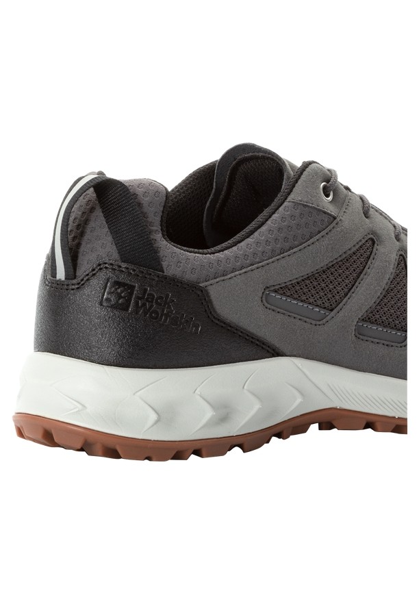 Grey Men Jack Wolfskin Woodland 2 Vent Low Hiking Shoes | 40456545