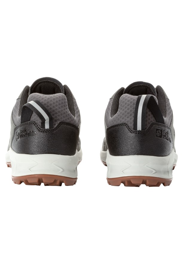 Grey Men Jack Wolfskin Woodland 2 Vent Low Hiking Shoes | 40456545