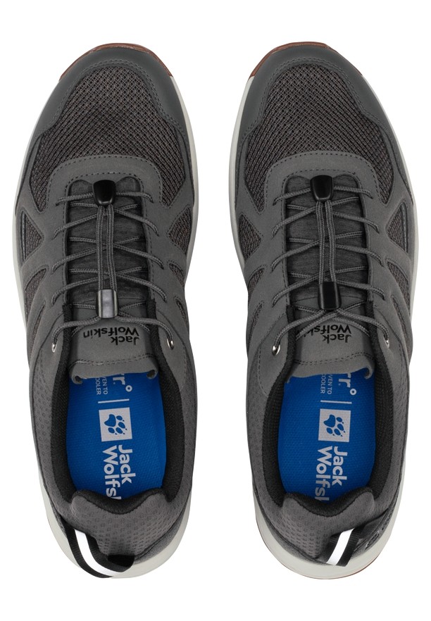 Grey Men Jack Wolfskin Woodland 2 Vent Low Hiking Shoes | 40456545