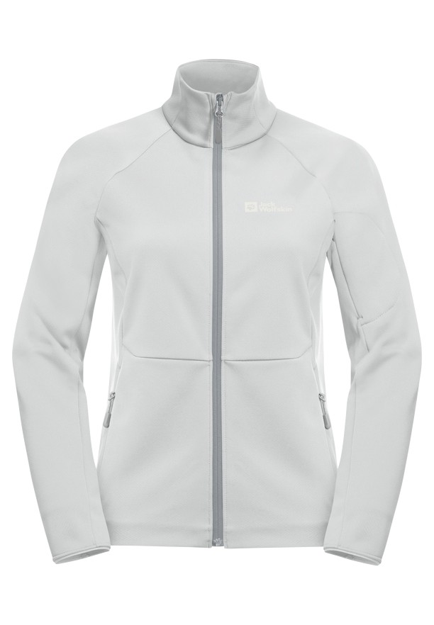 Grey Women Jack Wolfskin Alpgrat Fz Fleece Jackets | 43664988