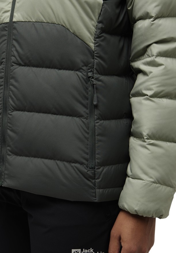 Grey Women Jack Wolfskin Ather Down Jackets | 86073436