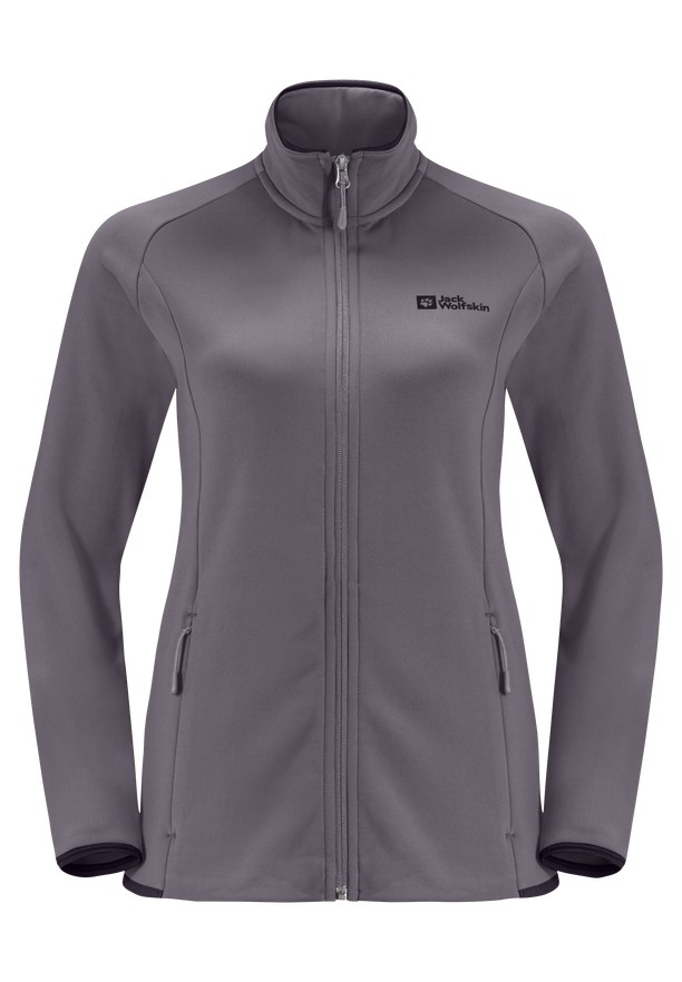 Grey Women Jack Wolfskin Baiselberg Fz Fleece Jackets | 35566083