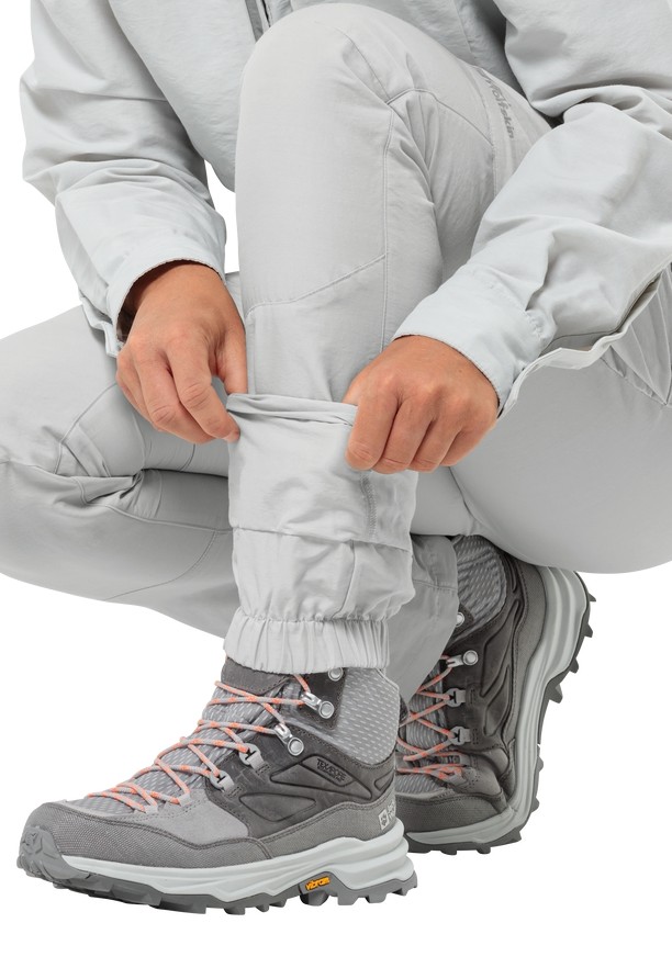 Grey Women Jack Wolfskin Barrier Pants | 35802794