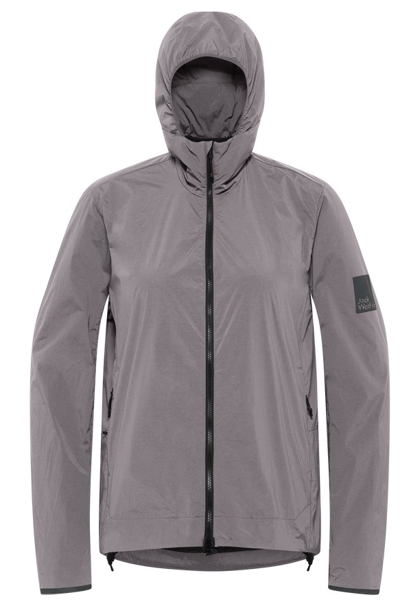 Grey Women Jack Wolfskin Bike Commute Xt Jackets | 39034715