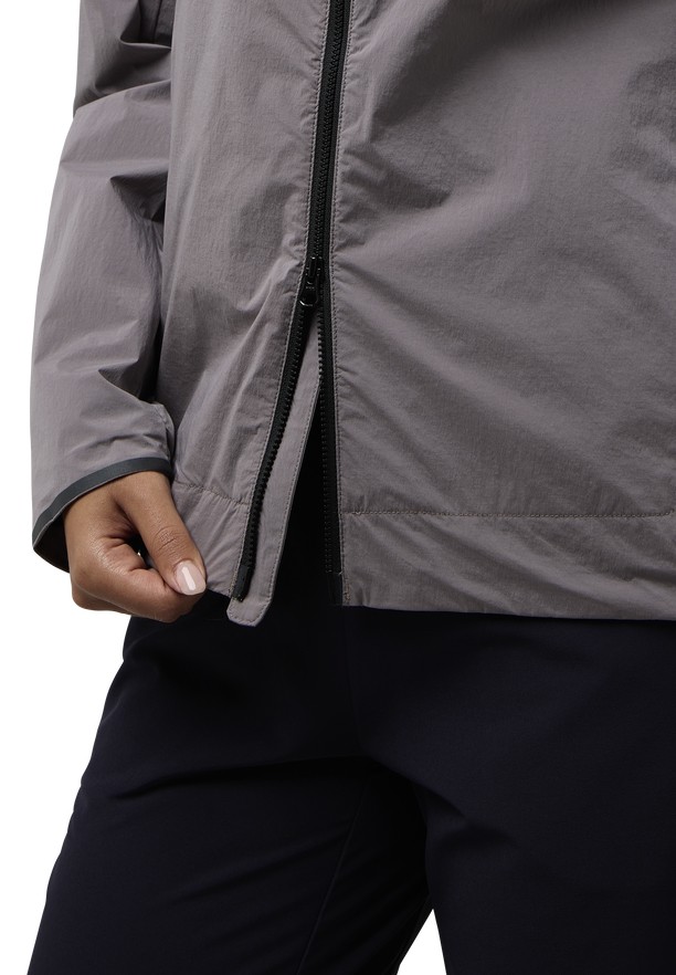 Grey Women Jack Wolfskin Bike Commute Xt Jackets | 39034715