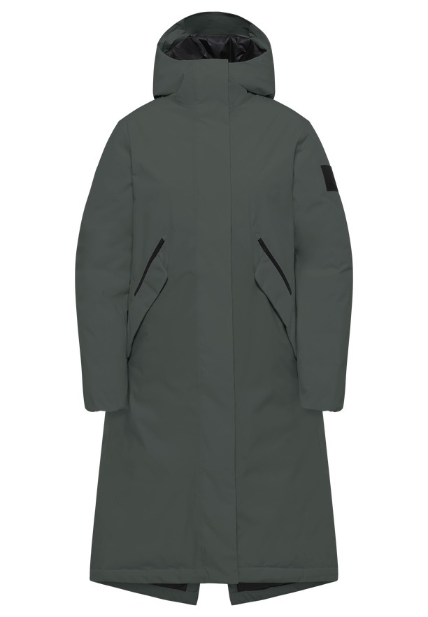 Grey Women Jack Wolfskin Brandenburger Coats | 39010973
