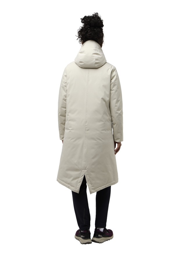 Grey Women Jack Wolfskin Brandenburger Coats | 36437676