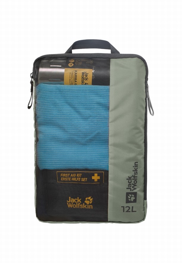 Grey Women Jack Wolfskin Compression Cube Set Daypack | 13623997