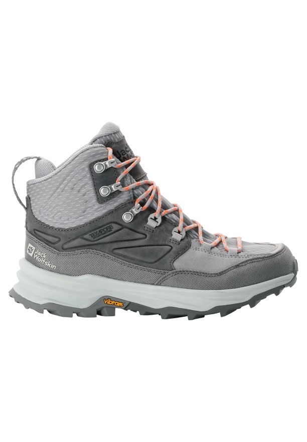 Grey Women Jack Wolfskin Cyrox Texapore Mid Hiking Shoes | 93254202