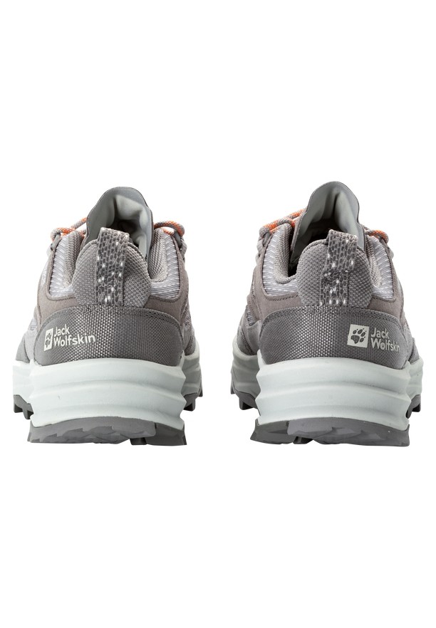 Grey Women Jack Wolfskin Cyrox Texapore Low Hiking Shoes | 67695420