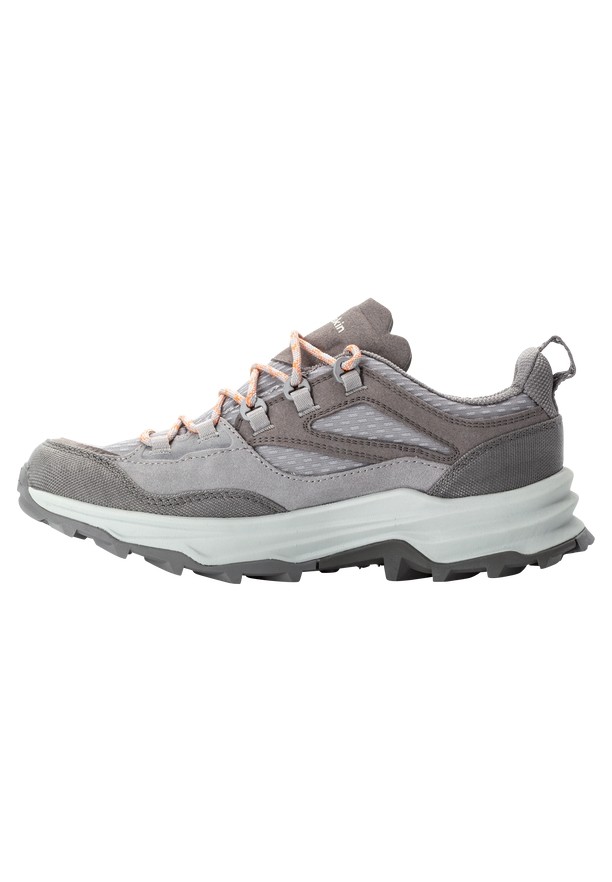 Grey Women Jack Wolfskin Cyrox Texapore Low Hiking Shoes | 67695420