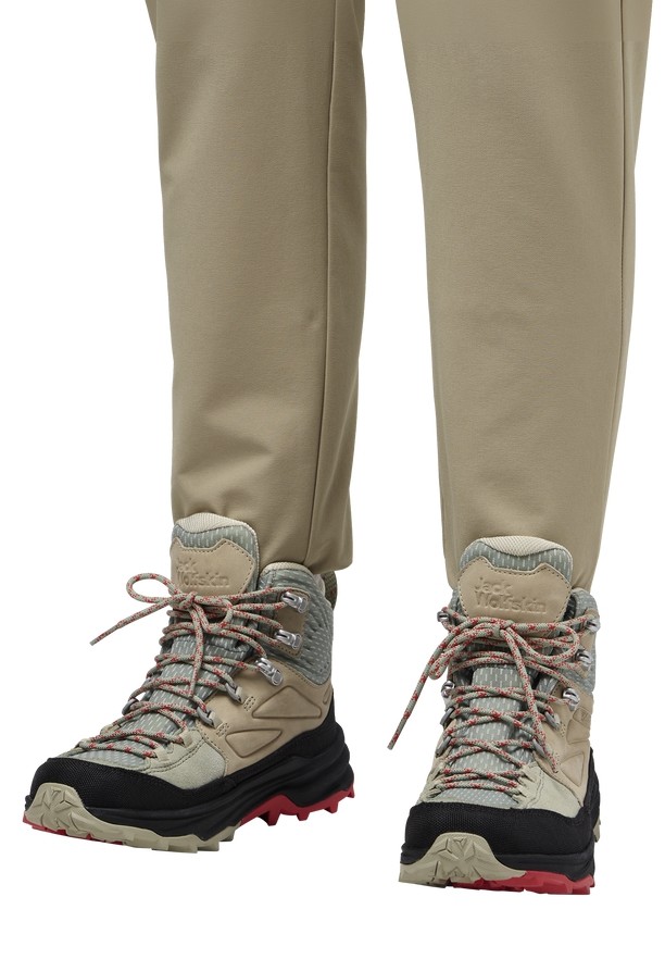Grey Women Jack Wolfskin Cyrox Texapore Mid Hiking Shoes | 93143579