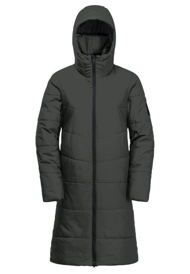 Grey Women Jack Wolfskin Deutzer Coats | 14104138