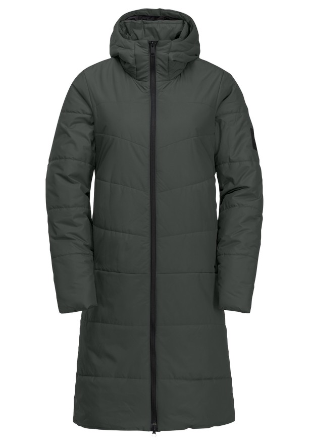 Grey Women Jack Wolfskin Deutzer Coats | 14104138