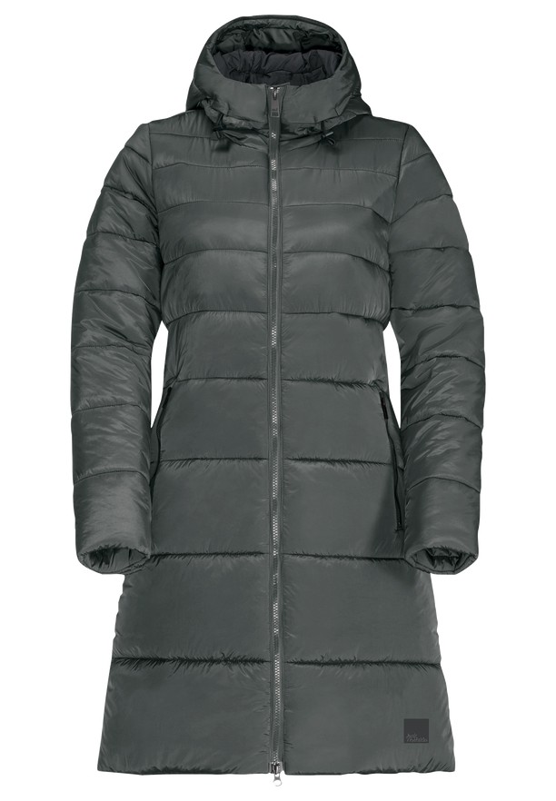Grey Women Jack Wolfskin Eisbach Coats | 11212152