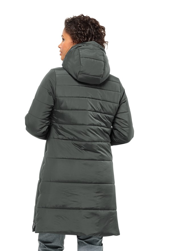 Grey Women Jack Wolfskin Eisbach Coats | 11212152