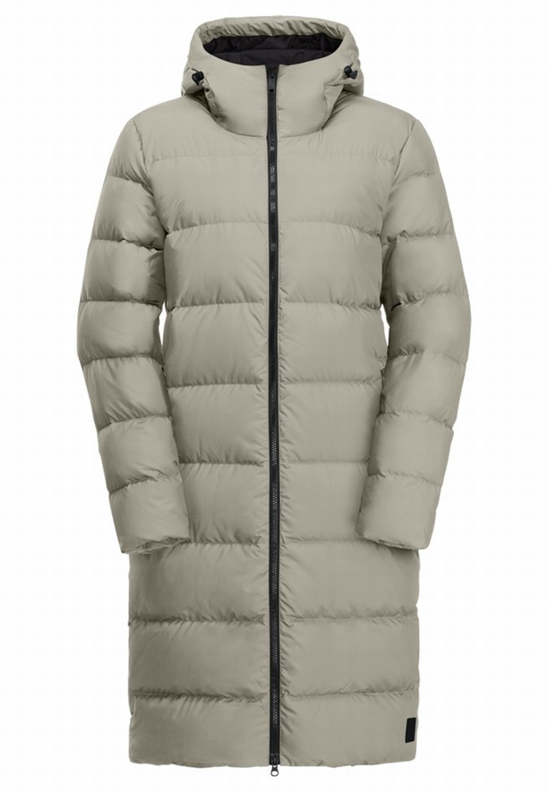 Grey Women Jack Wolfskin Frozen Palace Down Coats | 77730801