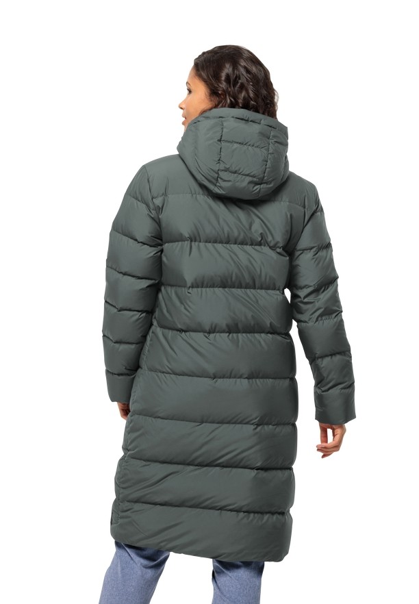 Grey Women Jack Wolfskin Frozen Palace Down Coats | 15640618