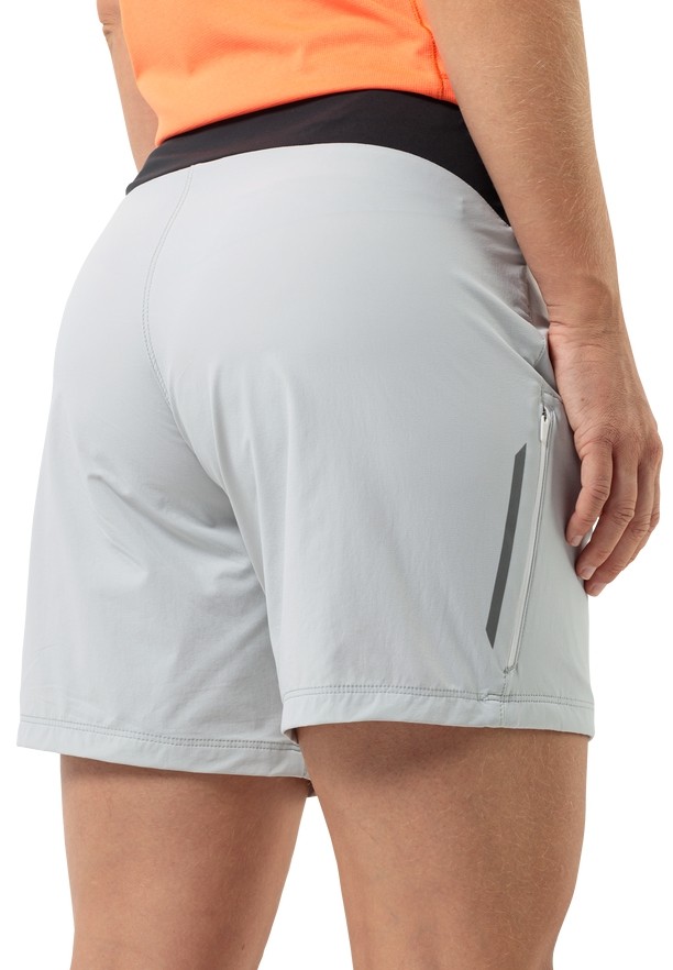Grey Women Jack Wolfskin Gravex Shorts | 20519194
