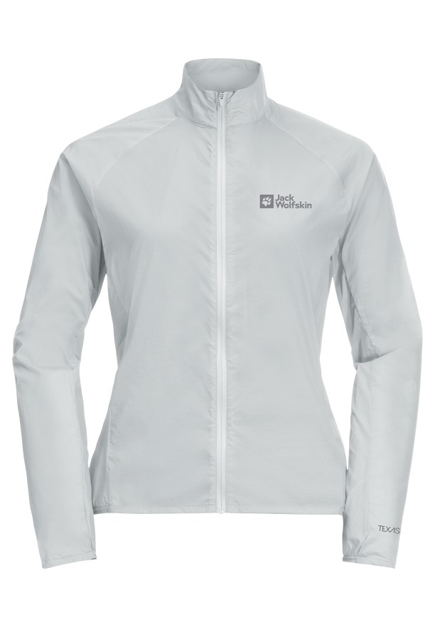 Grey Women Jack Wolfskin Gravex Wind Softshell Jackets | 33091635