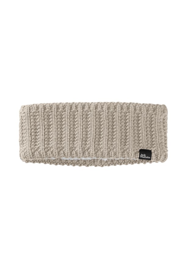 Grey Women Jack Wolfskin Highloft Knit Headband | 51828672