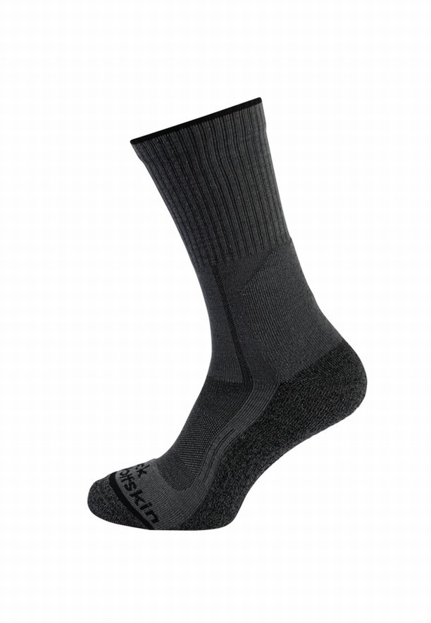 Grey Women Jack Wolfskin Hike Func Cl C Socks | 32148105