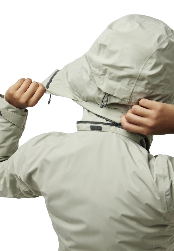 Grey Women Jack Wolfskin Hunberg 3in1 Jackets | 31494392